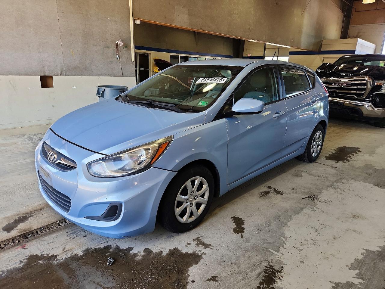 2014 Hyundai Accent Gs Blue vin: KMHCT5AE1EU172092