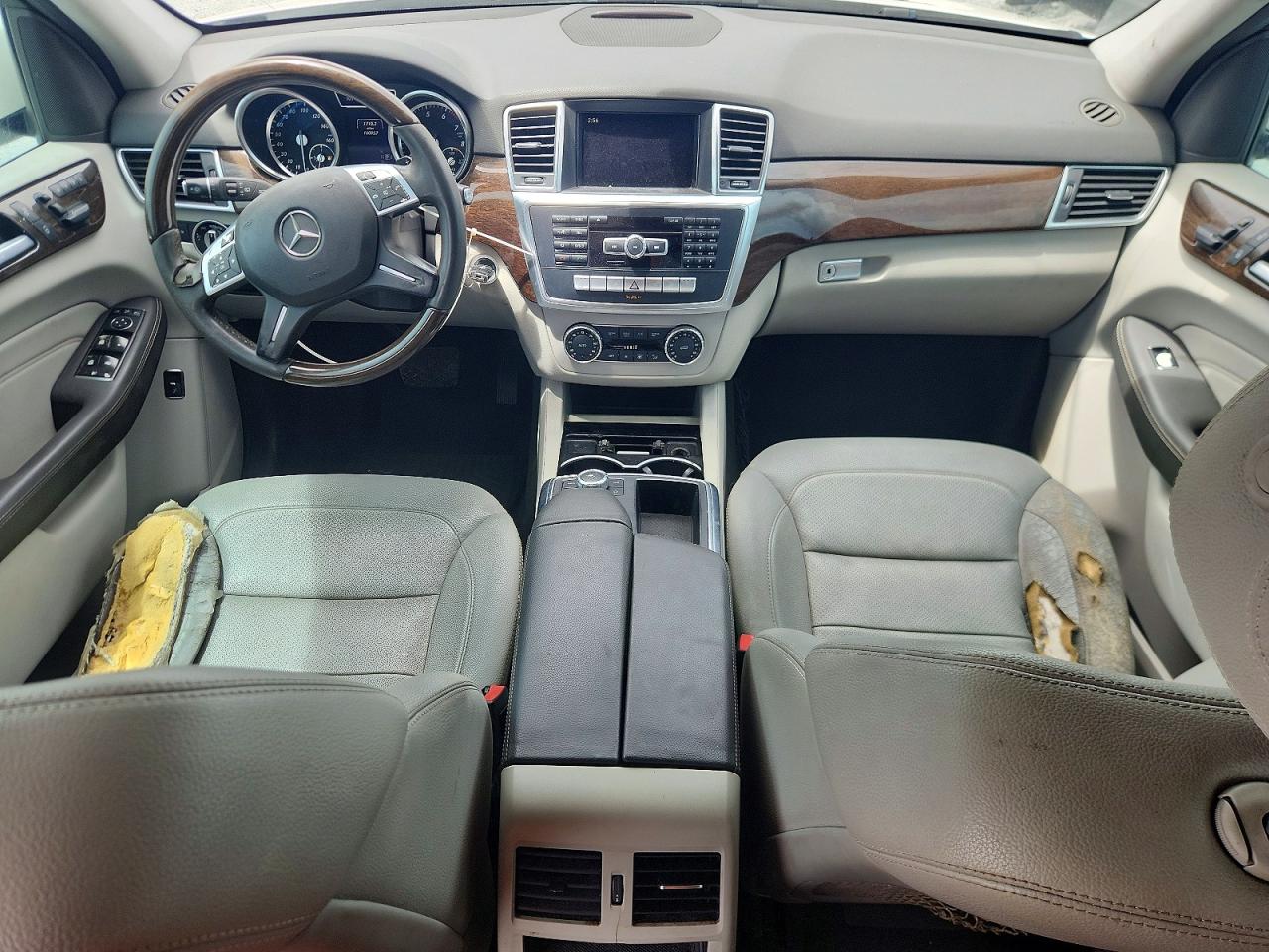 2015 Mercedes-benz Ml 350 White vin: 4JGDA5JB9FA455729