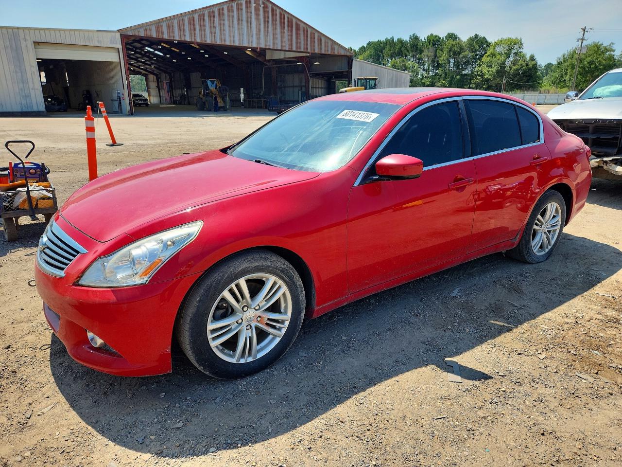 2011 Infiniti G37 Sedan X Red vin: JN1CV6AR1BM402610