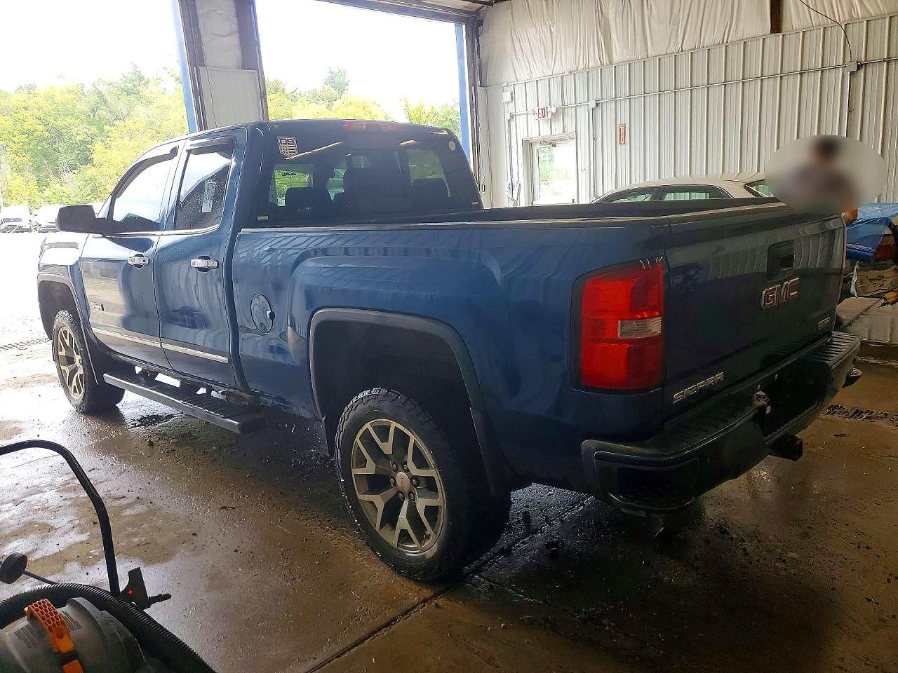 2015 Gmc Sierra K1500 Slt Blue vin: 1GTV2VEC8FZ332367