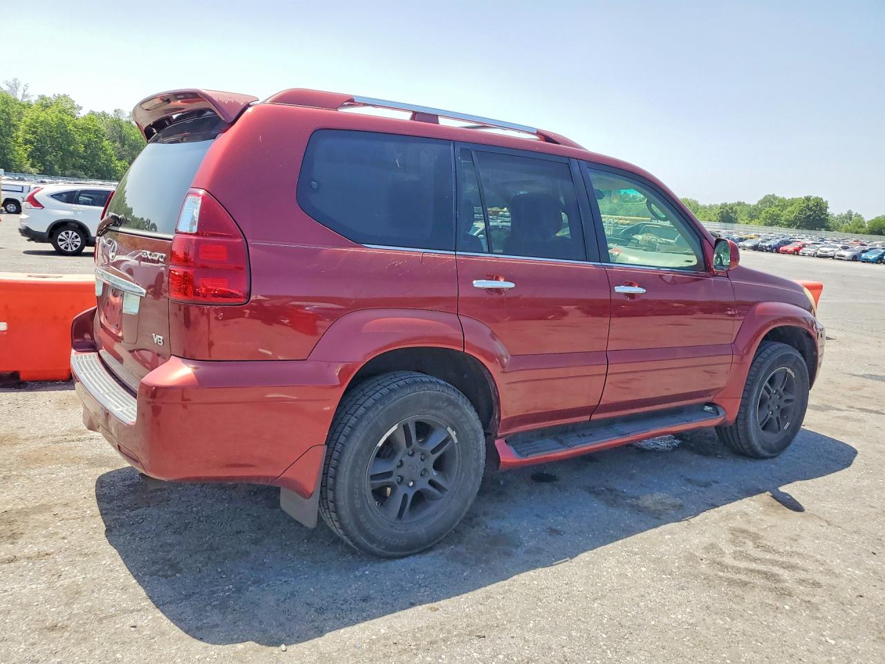 2008 Lexus Gx 470 Red vin: JTJBT20X180160065