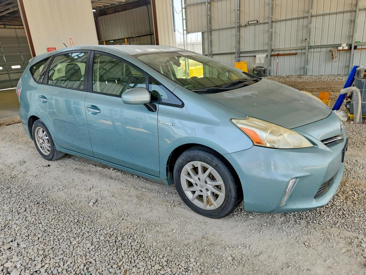 2013 Toyota Prius V Two Turquoise vin: JTDZN3EU8D3211294