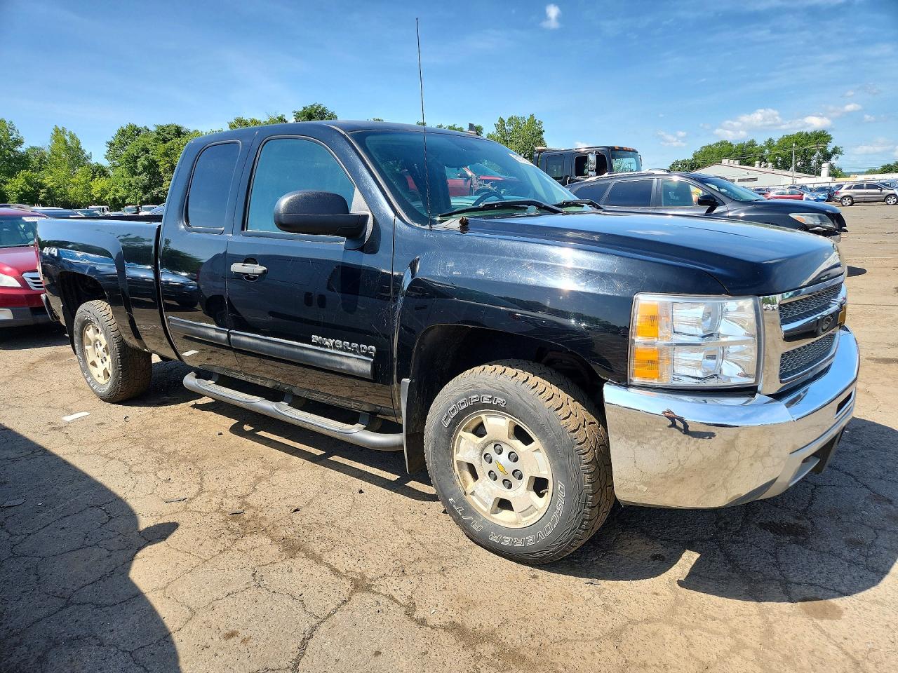 2012 Chevrolet Silverado K1500 Lt Black vin: 1GCRKSE74CZ323244