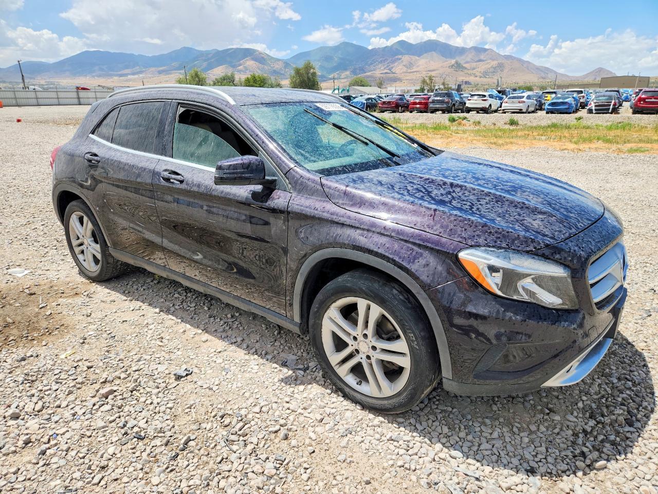 2015 Mercedes-benz Gla 250 4matic Purple vin: WDCTG4GB4FJ040604