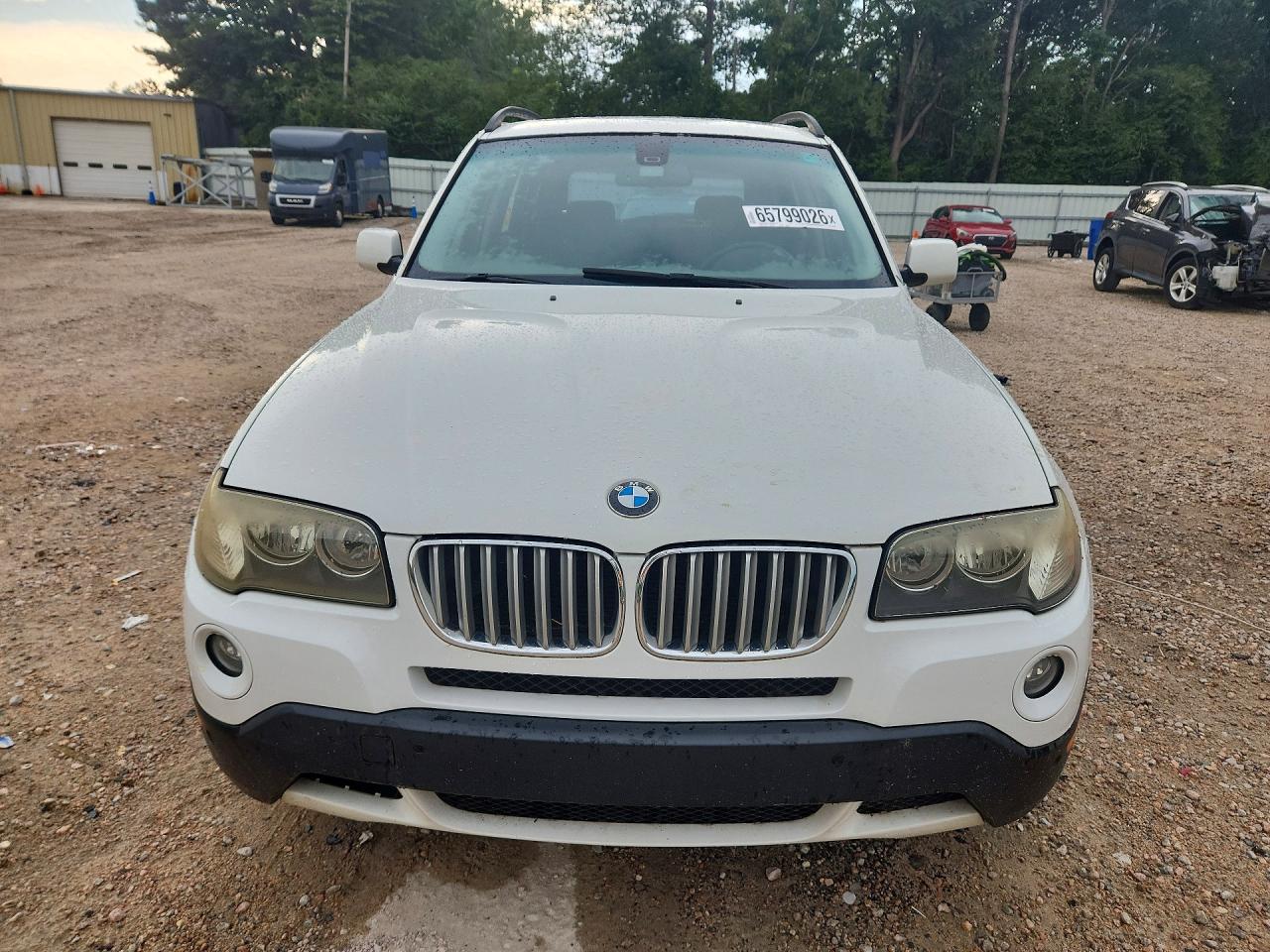 2007 Bmw X3 3.0si Белый vin: WBXPC93487WF28259