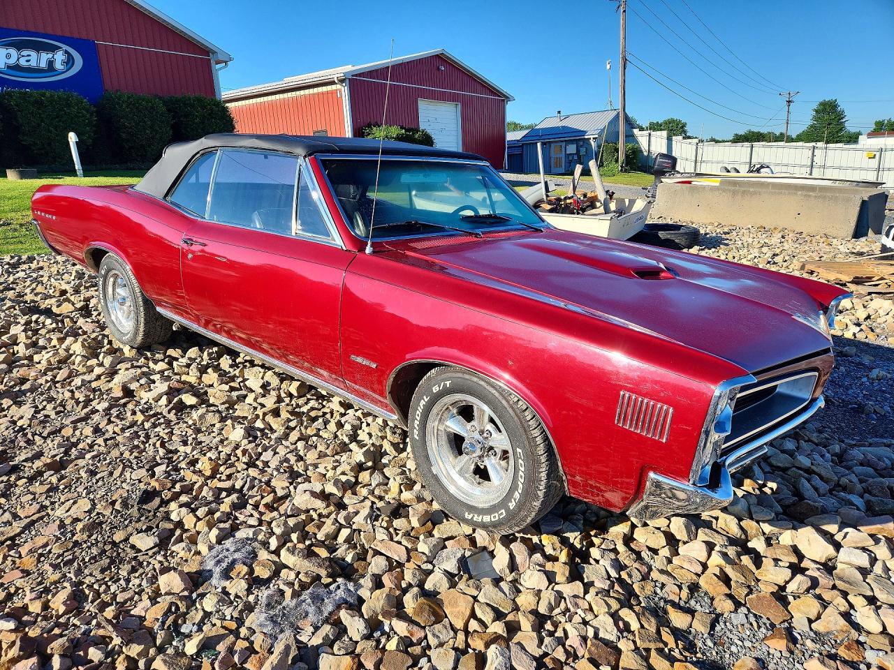 1966 Pontiac Lemans Rwd Red vin: 237676P248042