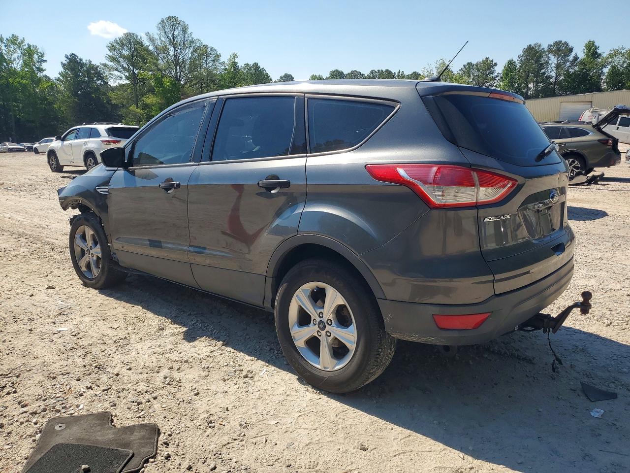 2015 Ford Escape S Gray vin: 1FMCU0F7XFUA74660