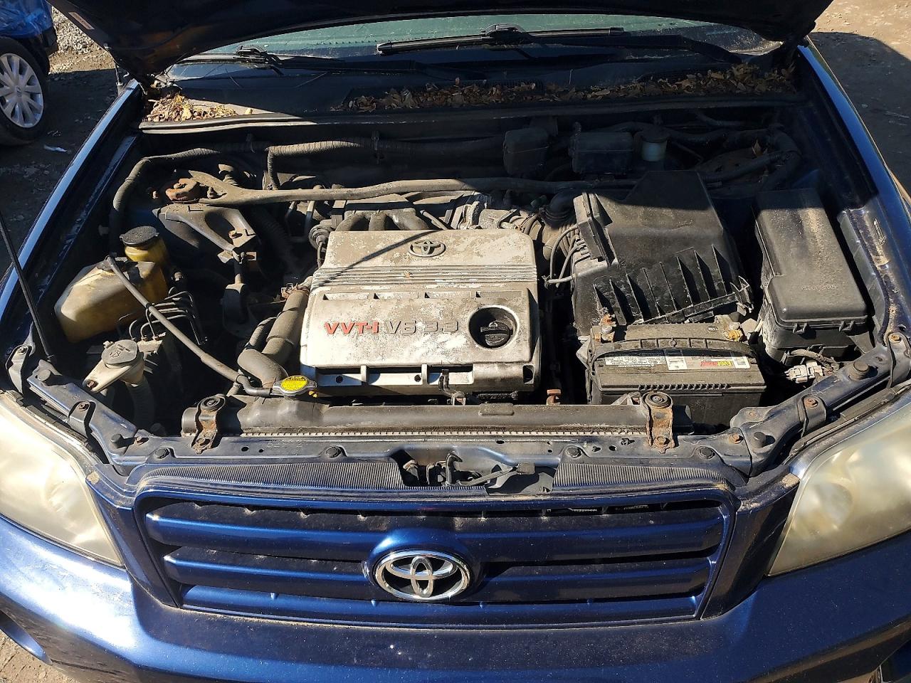 2006 Toyota Highlander Limited Blue vin: JTEGP21AX60122883
