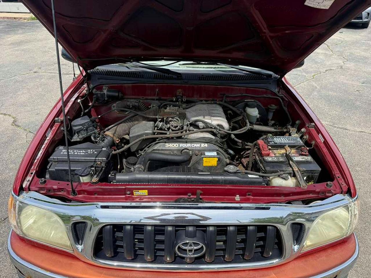 2002 Toyota Tacoma Xtracab Красный vin: 5TEWN72N52Z895629