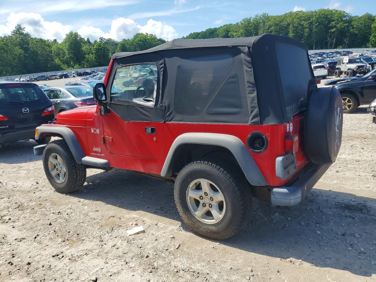2003 Jeep Wrangler Commando Red vin: 1J4FA39S43P374601