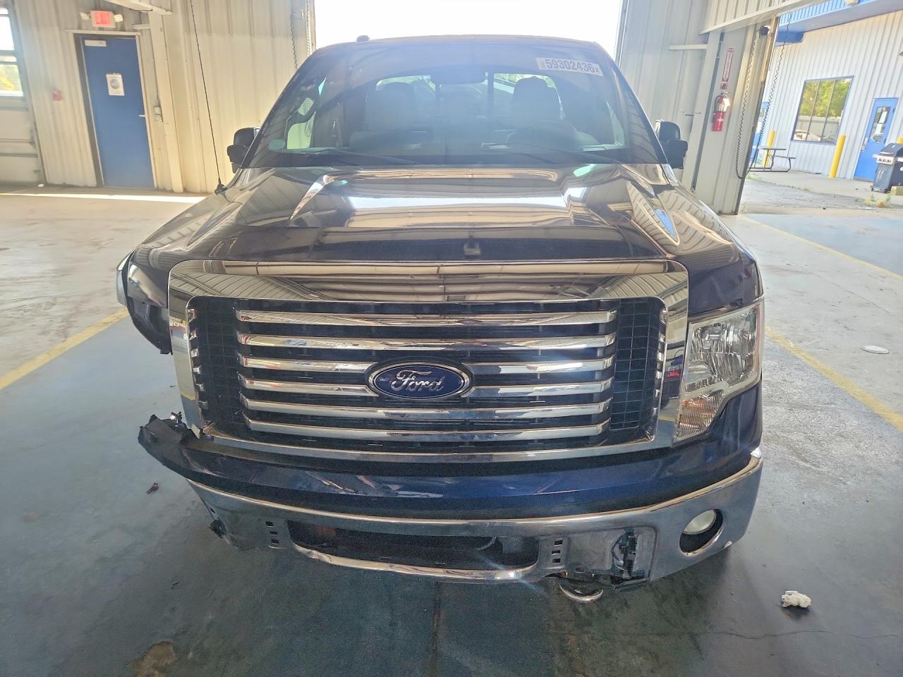 2011 Ford F150 Super Cab Blue vin: 1FTFX1EF7BFB35081
