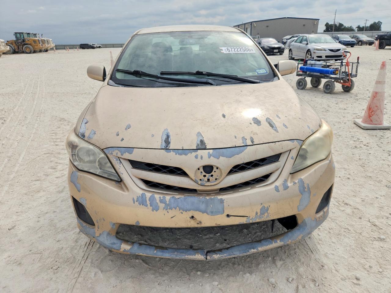 2011 Toyota Corolla Le Золотой vin: JTDBU4EE9B9148610