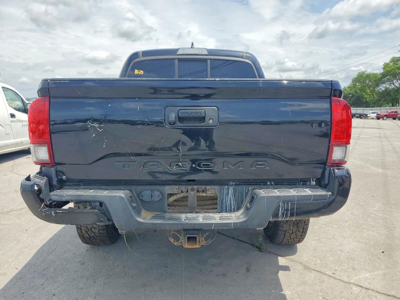 2019 Toyota Tacoma Sr V6 Черный vin: 3TMCZ5ANXKM225794