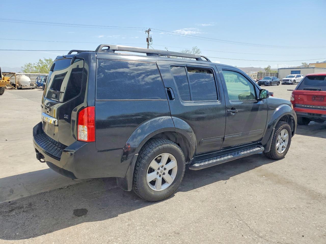 2008 Nissan Pathfinder S Black vin: 5N1AR18U68C623958