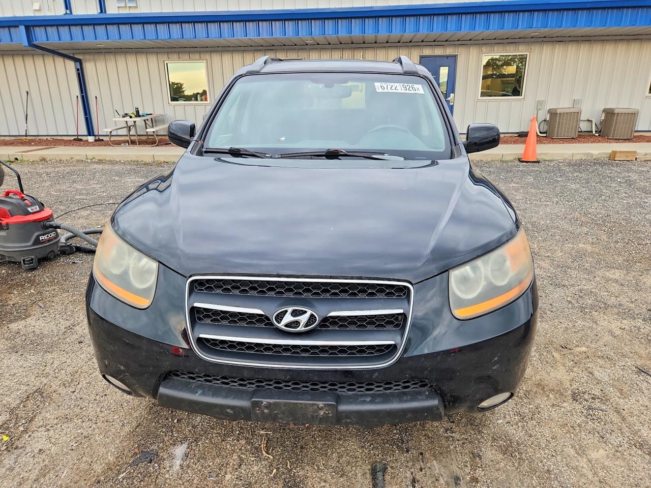 2008 Hyundai Santa Fe Se Black vin: 5NMSH73E28H222374