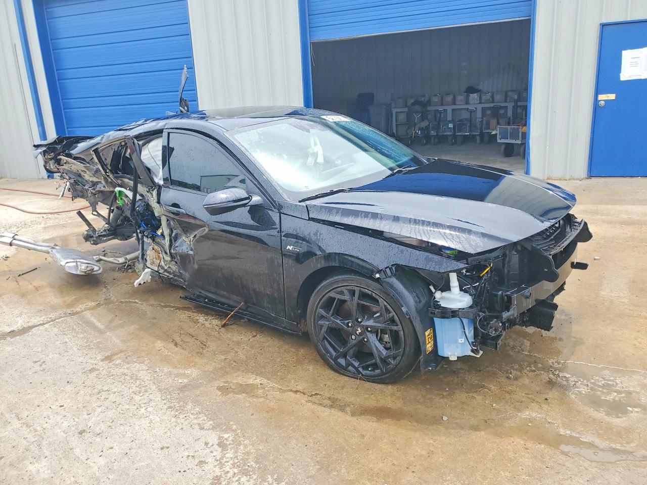 2025 Hyundai Elantra N Line Black vin: KMHLR4DF5SU032345