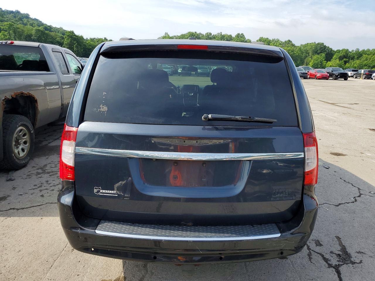2013 Chrysler Town & Country Touring Blue vin: 2C4RC1BG1DR777264