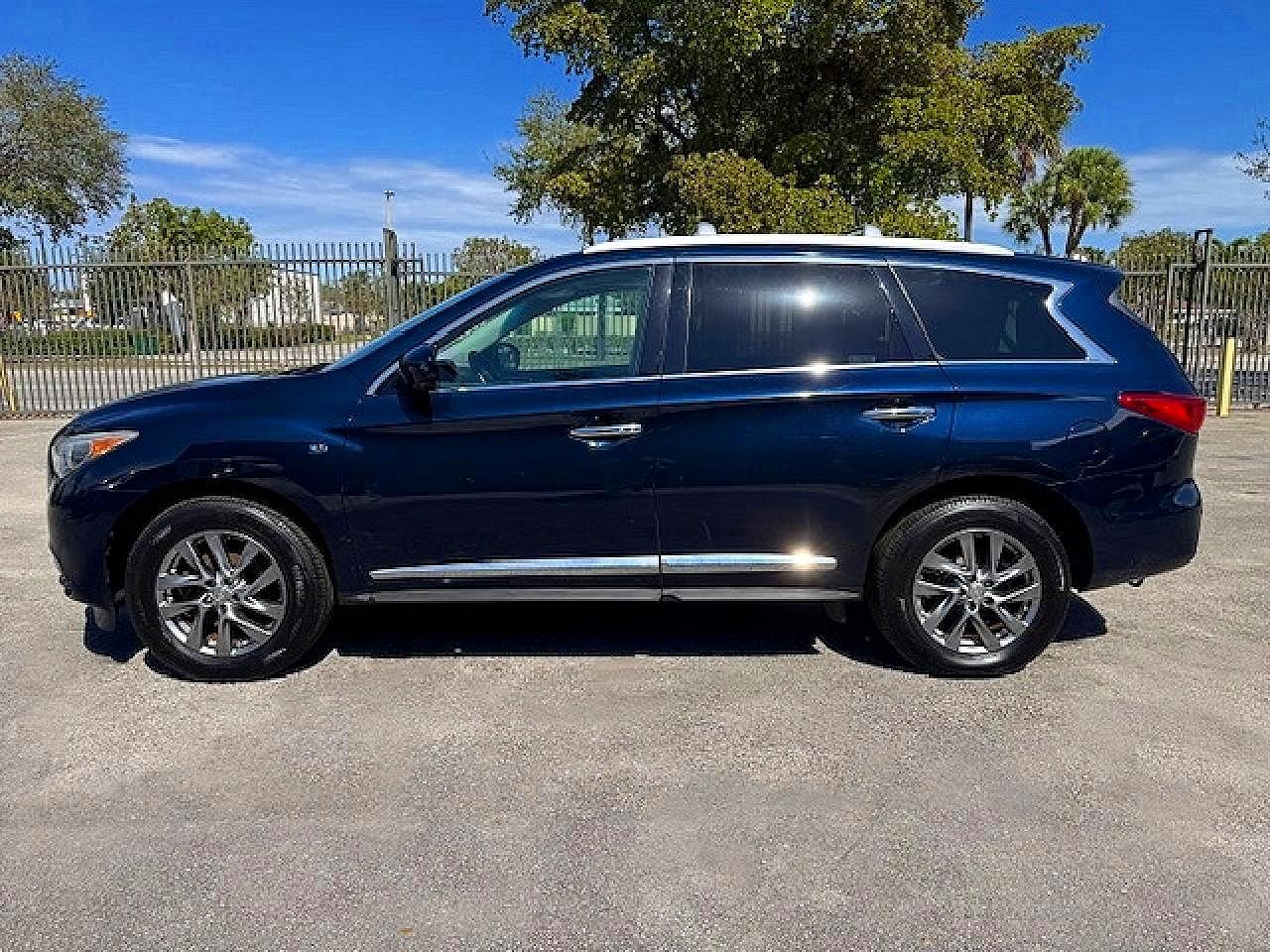 2015 Infiniti Qx60 Base Blue vin: 5N1AL0MM5FC537782
