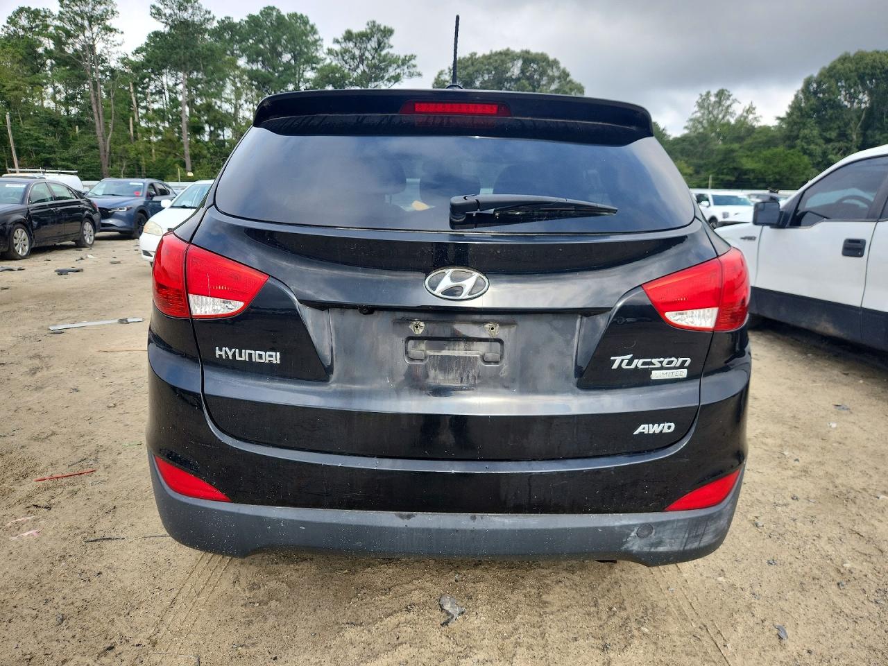 2013 Hyundai Tucson Limited Black vin: KM8JUCAC2DU726133