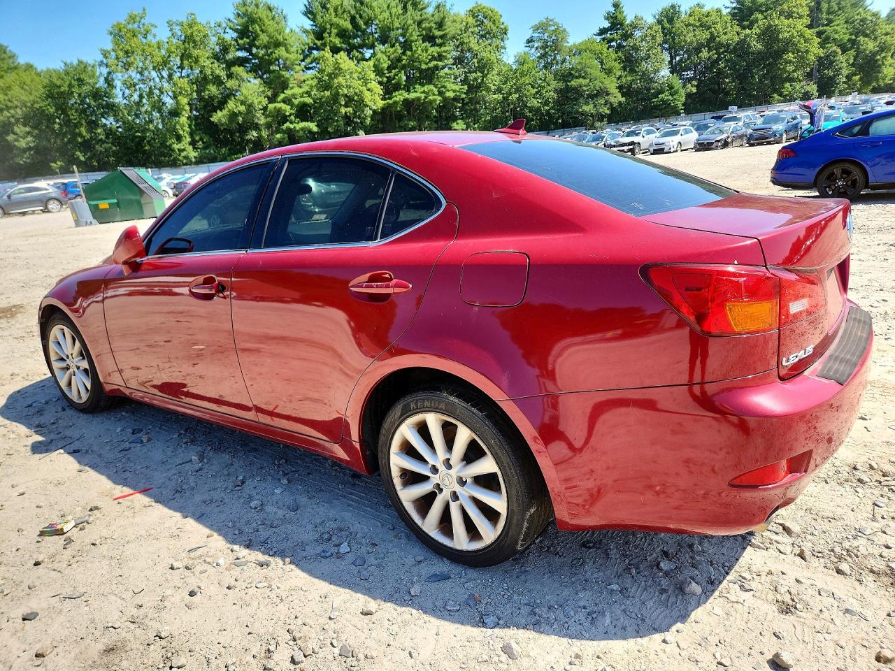 2007 Lexus Is 250 Red vin: JTHCK262572012444