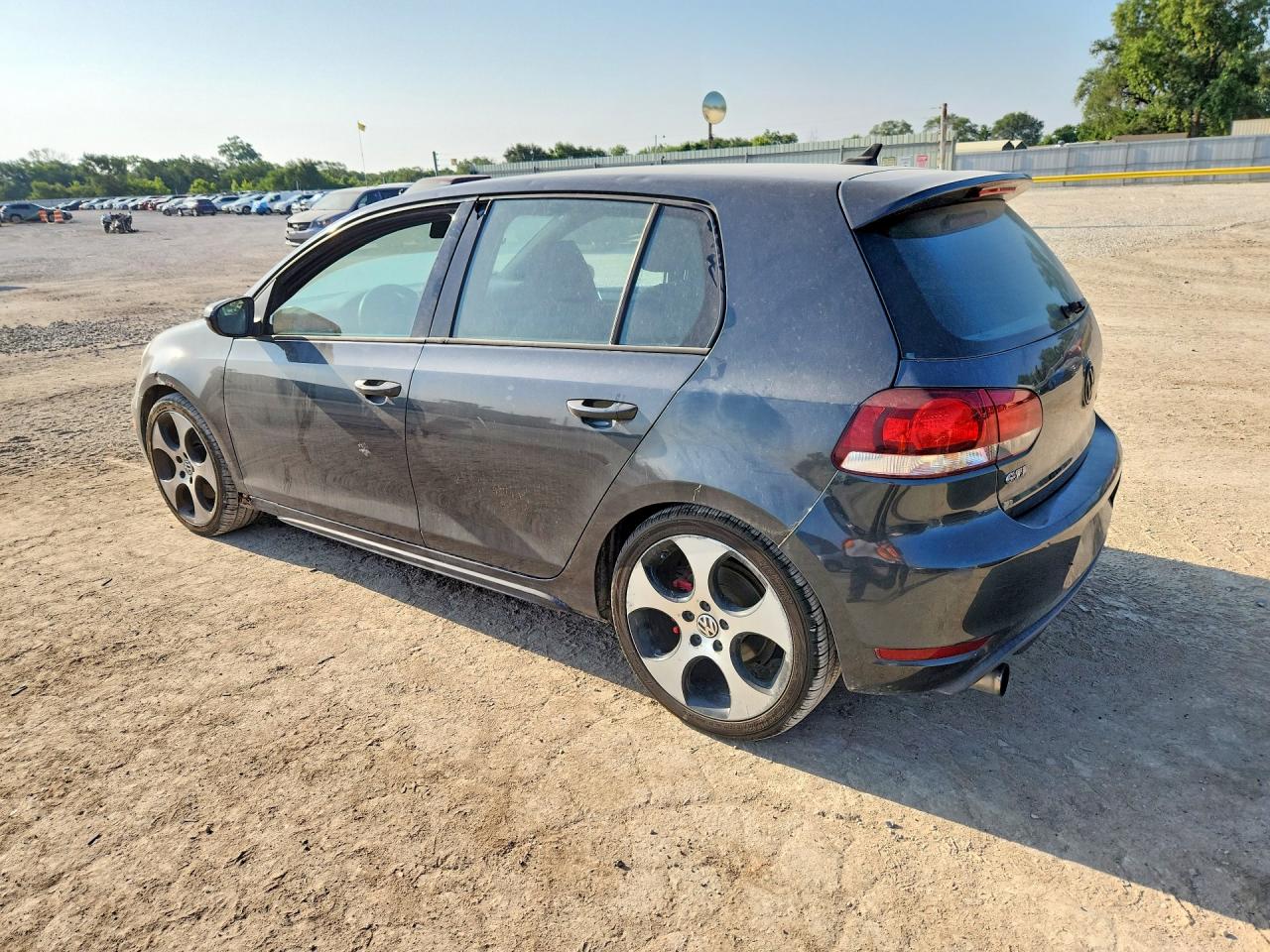 2012 Volkswagen Gti Черный vin: WVWHD7AJXCW145720