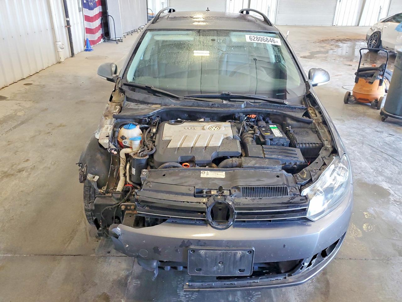 2012 Volkswagen Jetta Tdi Gray vin: 3VWPL7AJ2CM709002