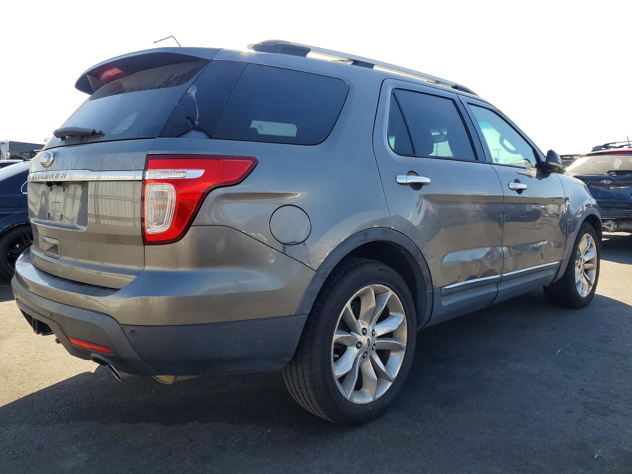 2013 Ford Explorer Xlt Gray vin: 1FM5K7D89DGA26145