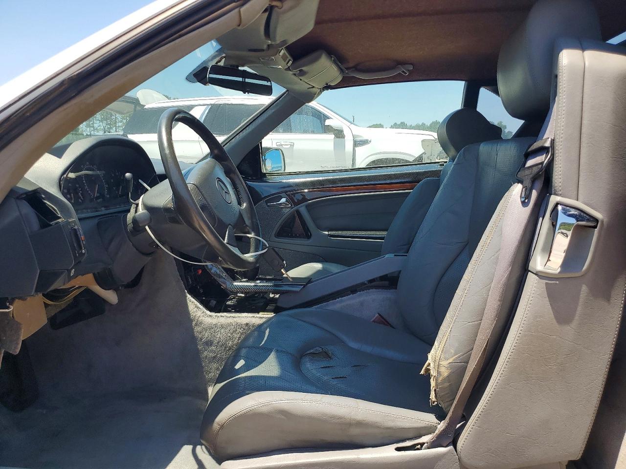 1997 Mercedes-benz Sl 500 White vin: WDBFA67F4VF140429