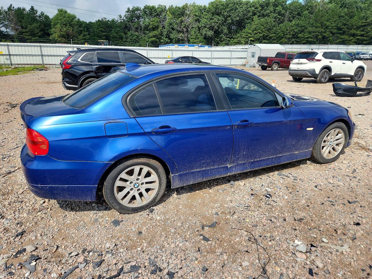 2007 Bmw 328 I Sulev Blue vin: WBAVC53577FZ75973