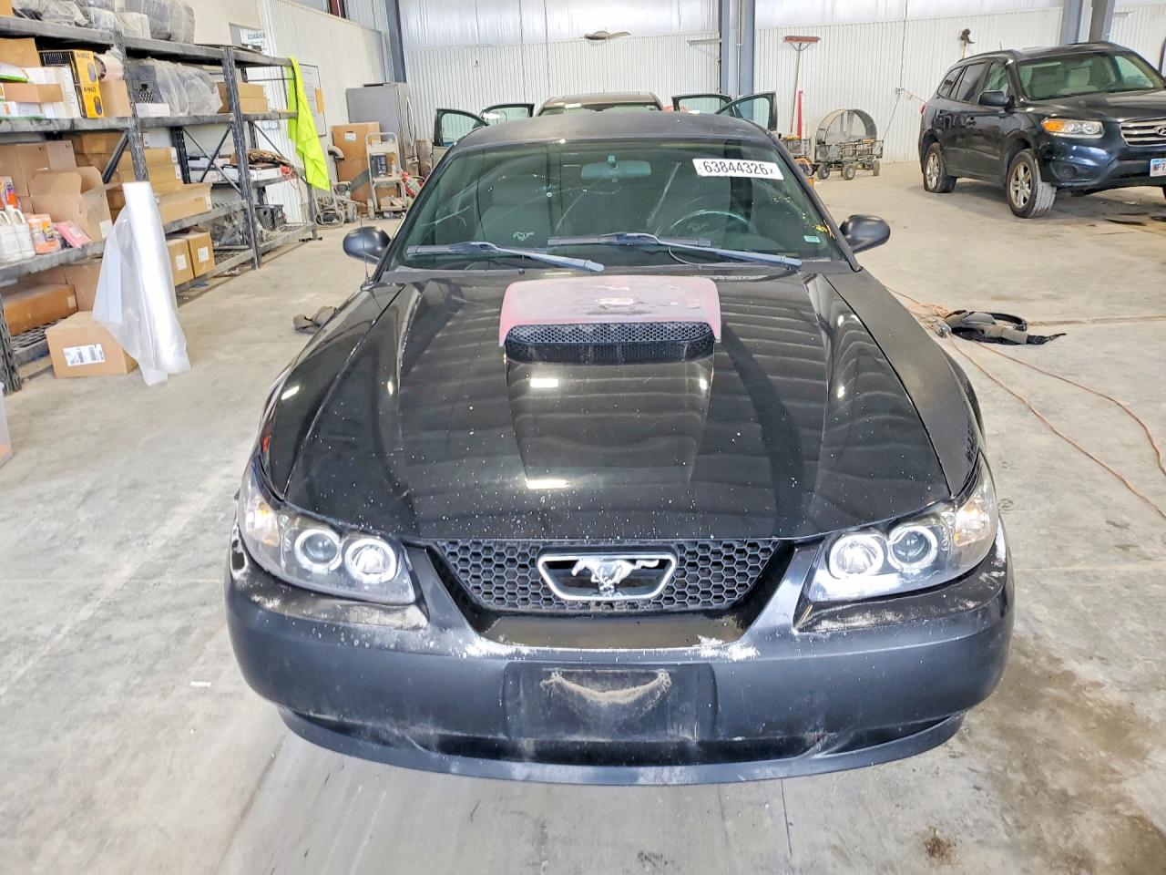 2002 Ford Mustang Gt Black vin: 1FAFP42X32F182273