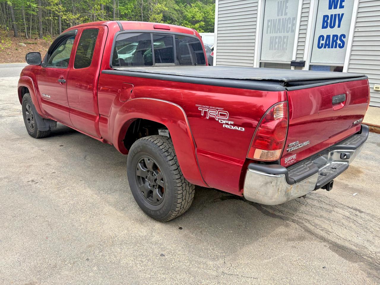 2005 Toyota Tacoma Access Cab Burgundy vin: 5TEUU42N95Z064583