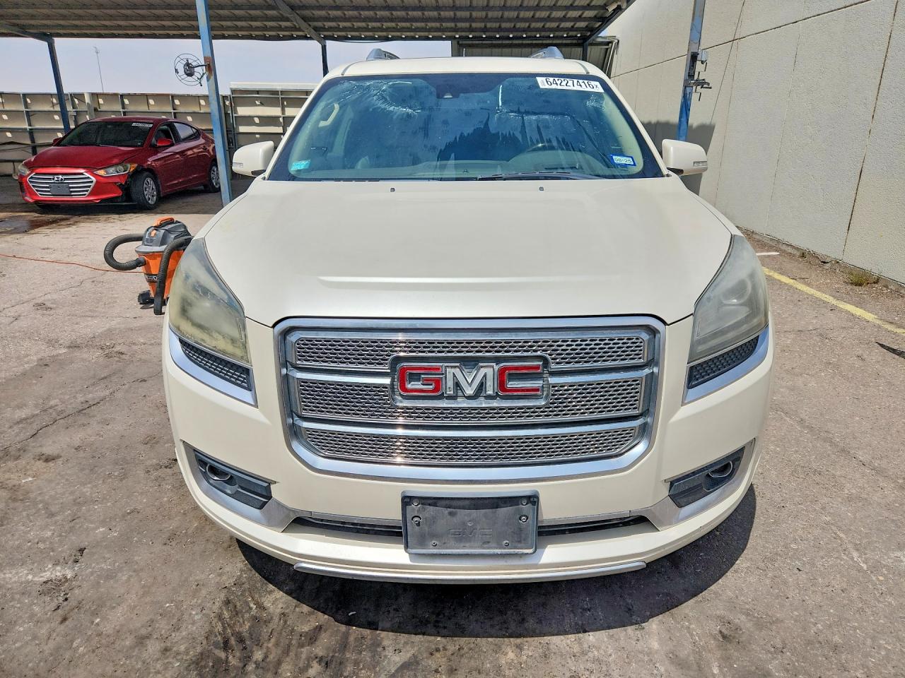 2014 Gmc Acadia Denali Белый vin: 1GKKVTKD7EJ358889