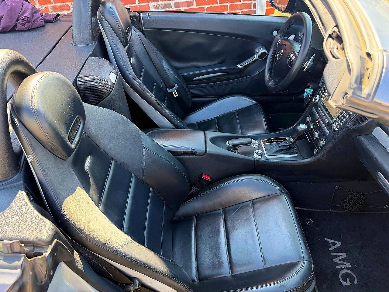 2007 Mercedes-benz Slk 55 Amg Gray vin: WDBWK73F97F160526