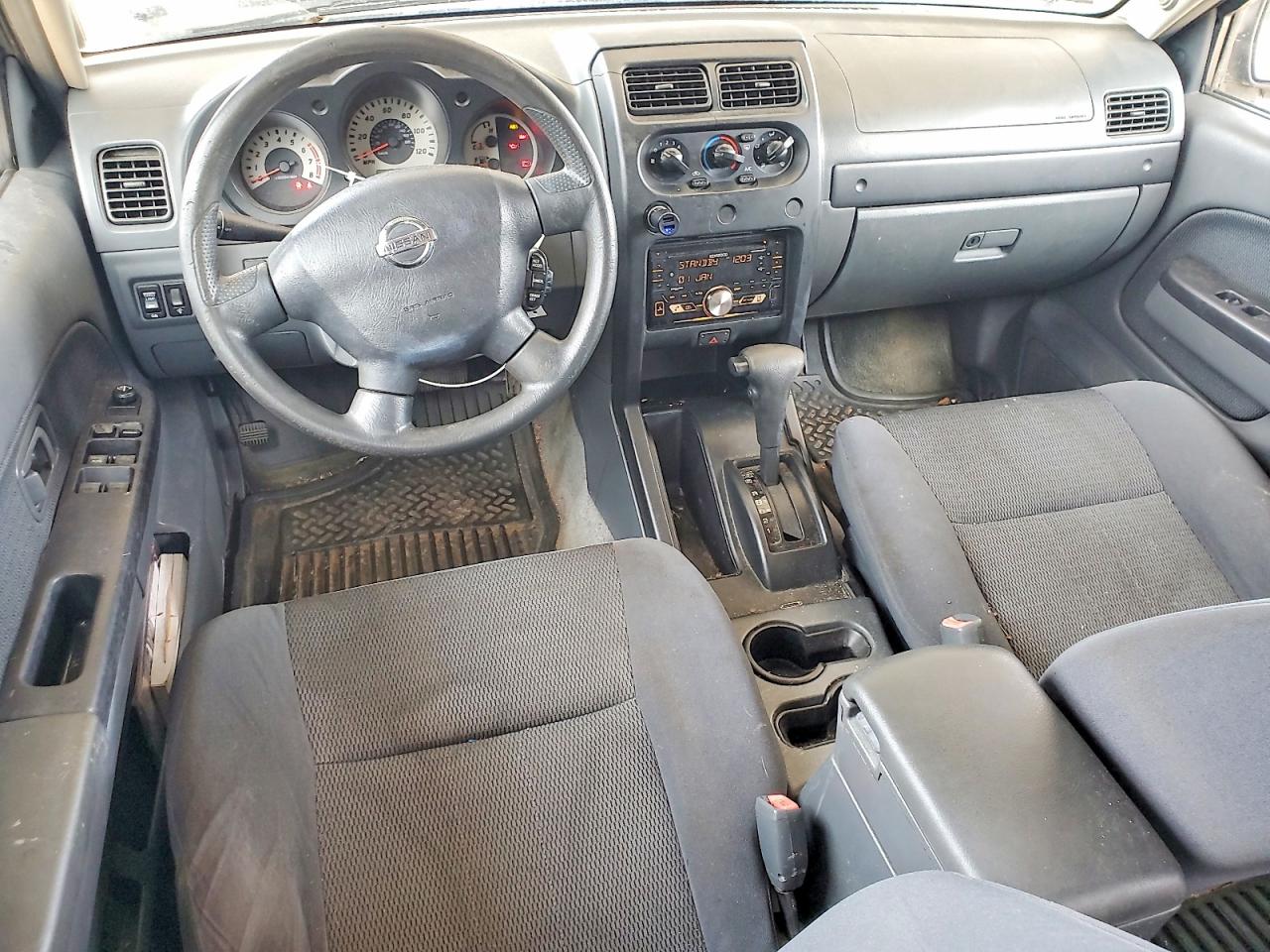 2004 Nissan Frontier Crew Cab Xe V6 Silver vin: 1N6ED27TX4C410702