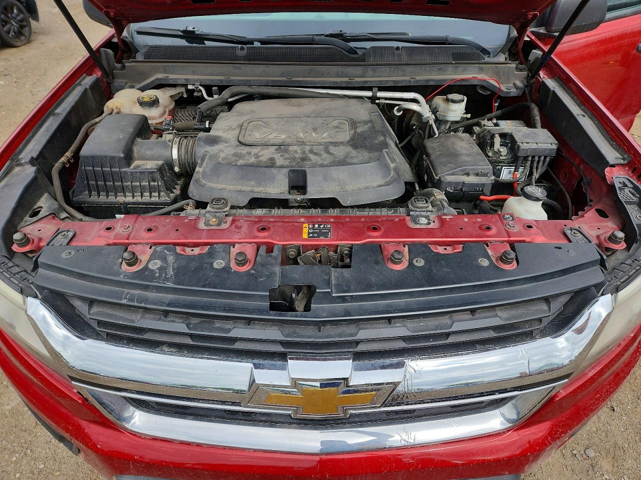 2016 Chevrolet Colorado Красный vin: 1GCGTBE37G1384593