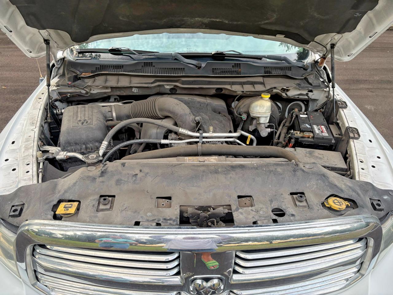 2014 Ram 1500 Slt White vin: 1C6RR6GT8ES480498