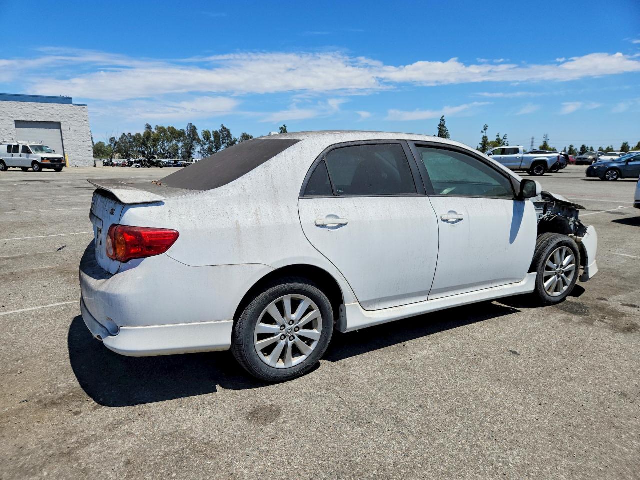2010 Toyota Corolla S White vin: 1NXBU4EE7AZ263682