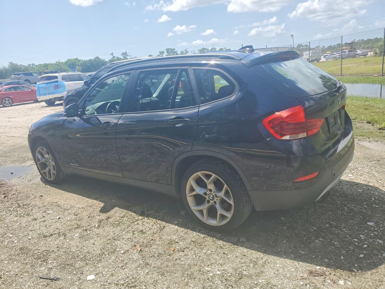 2014 Bmw X1 Sdrive28i Black vin: WBAVM1C51EVW47215