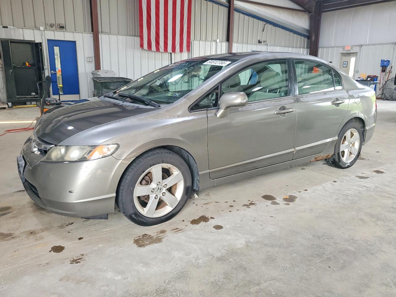 2007 Honda Civic Ex Silver vin: 2HGFA15887H502189