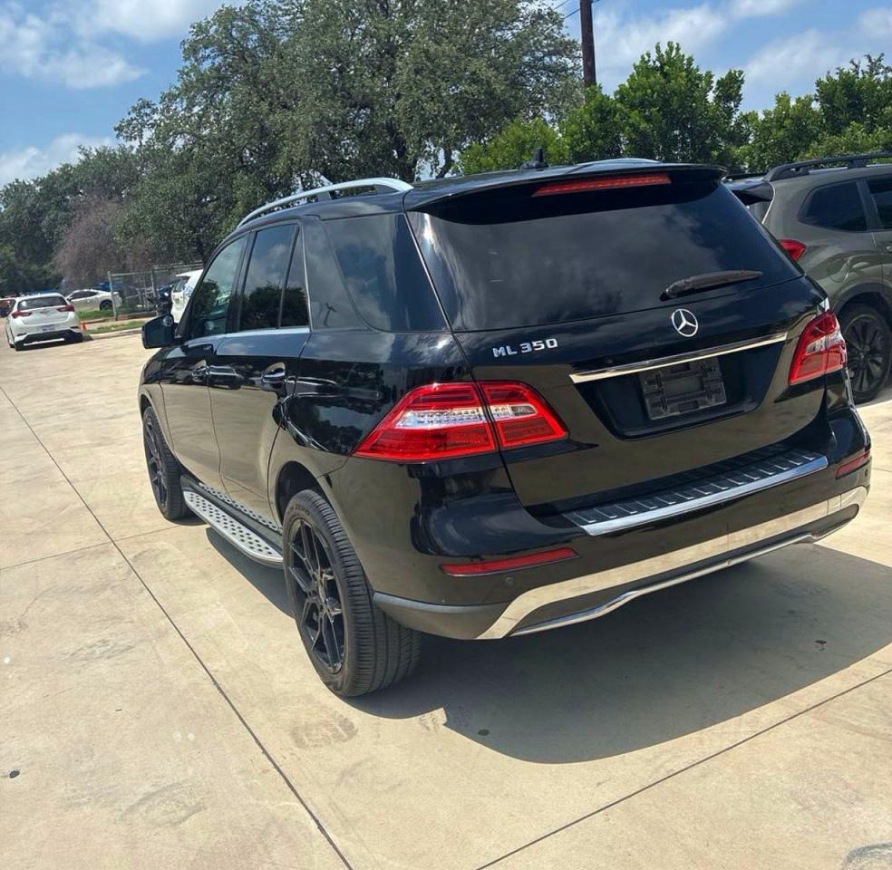 2015 Mercedes-benz Ml 350 Black vin: 4JGDA5JB0FA531340