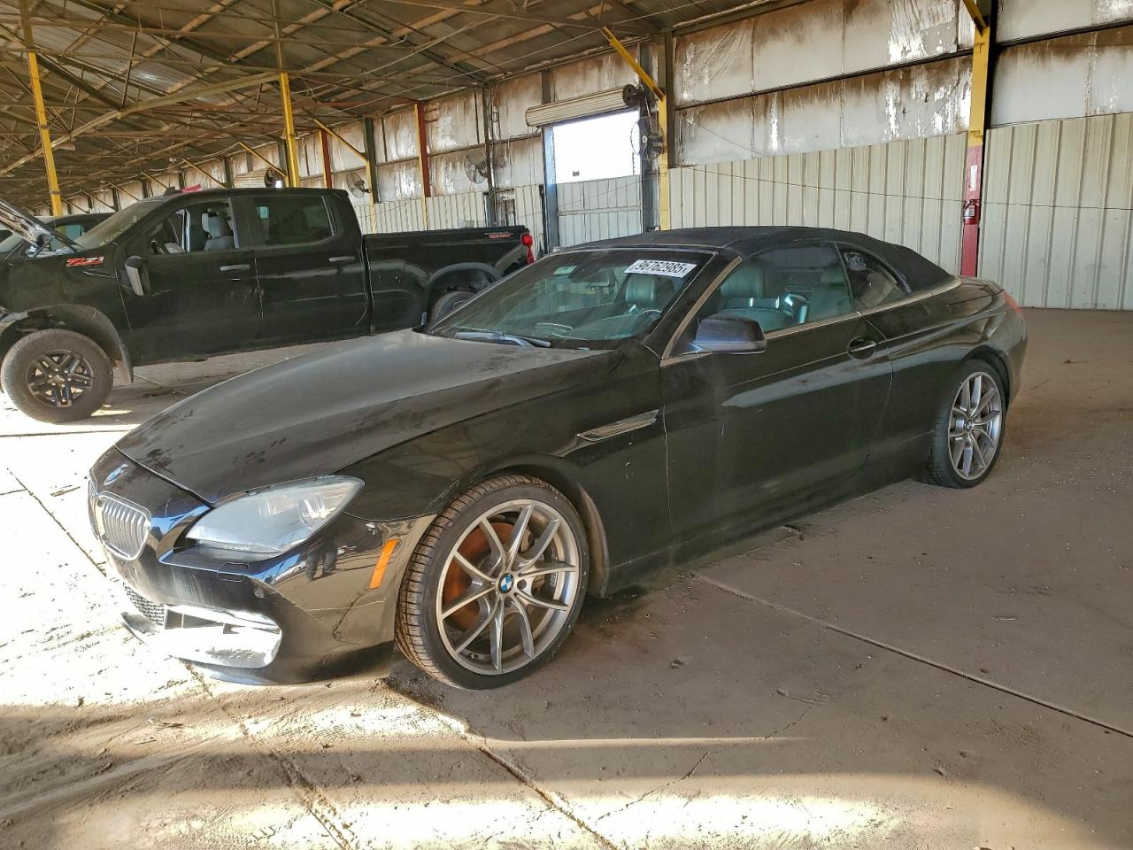 2012 Bmw 650 I Black vin: WBALZ3C50CDL73366
