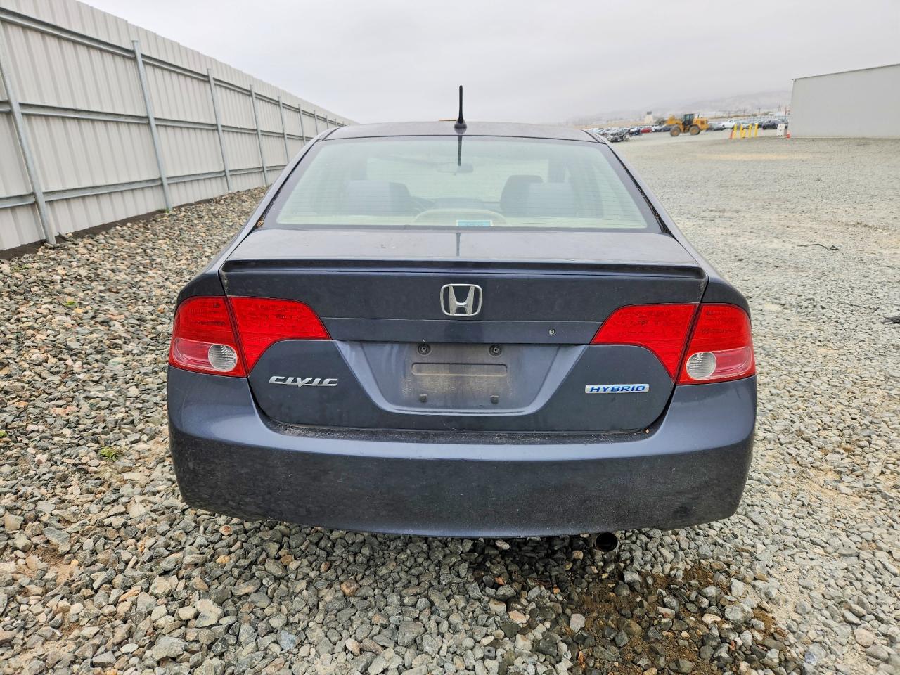 2007 Honda Civic Hybrid Gray vin: JHMFA36237S020659