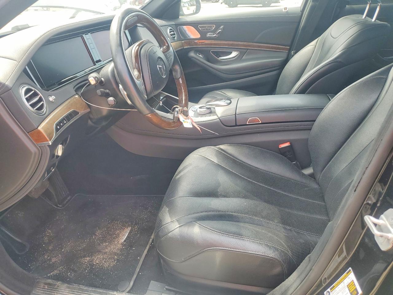 2015 Mercedes-benz S 550 4matic Black vin: WDDUG8FBXFA151988
