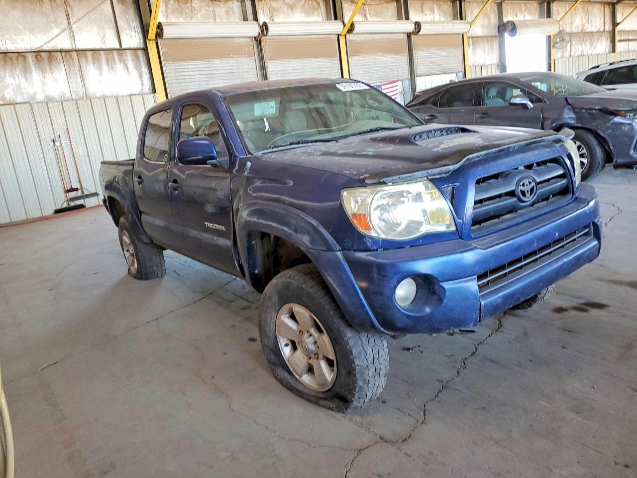 2005 Toyota Tacoma Double Cab Blue vin: 5TELU42NX5Z103015
