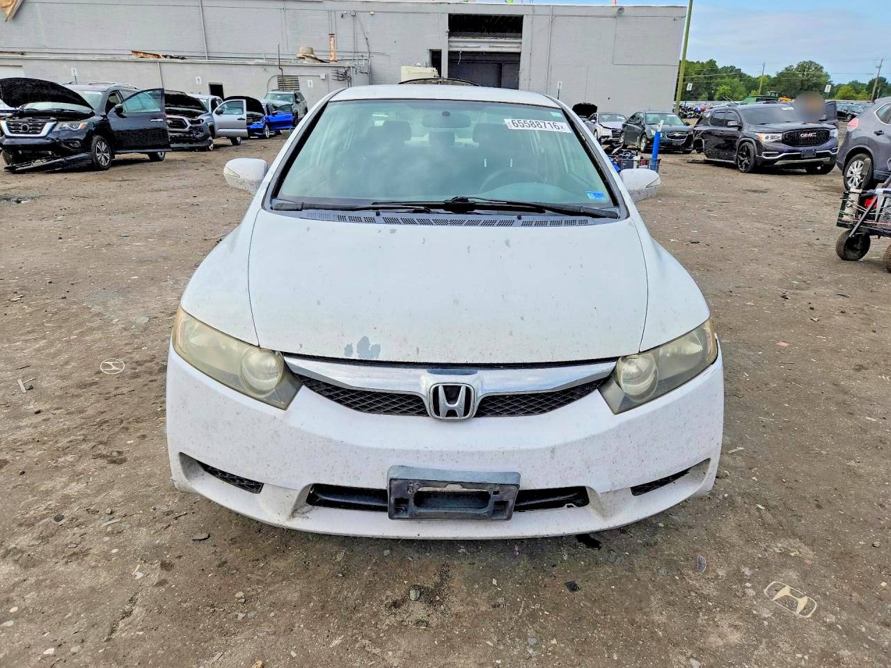 2009 Honda Civic Hybrid White vin: JHMFA36249S004506
