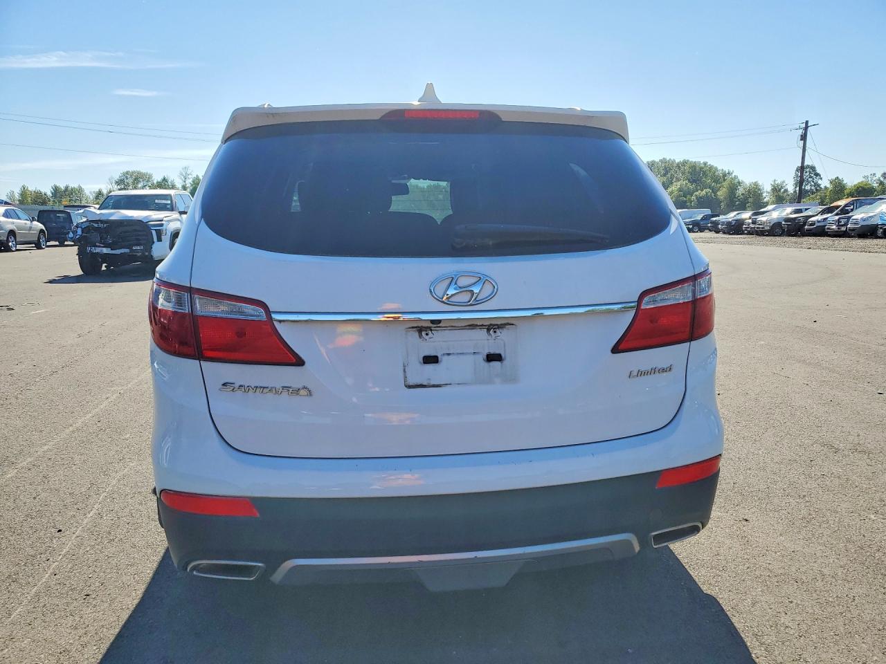 2015 Hyundai Santa Fe Limited White vin: KM8SN4HF1FU098978