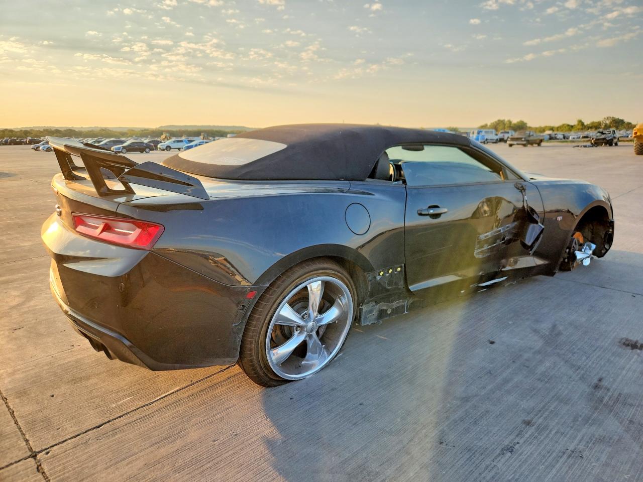 2017 Chevrolet Camaro Ss Black vin: 1G1FH3D73H0103509