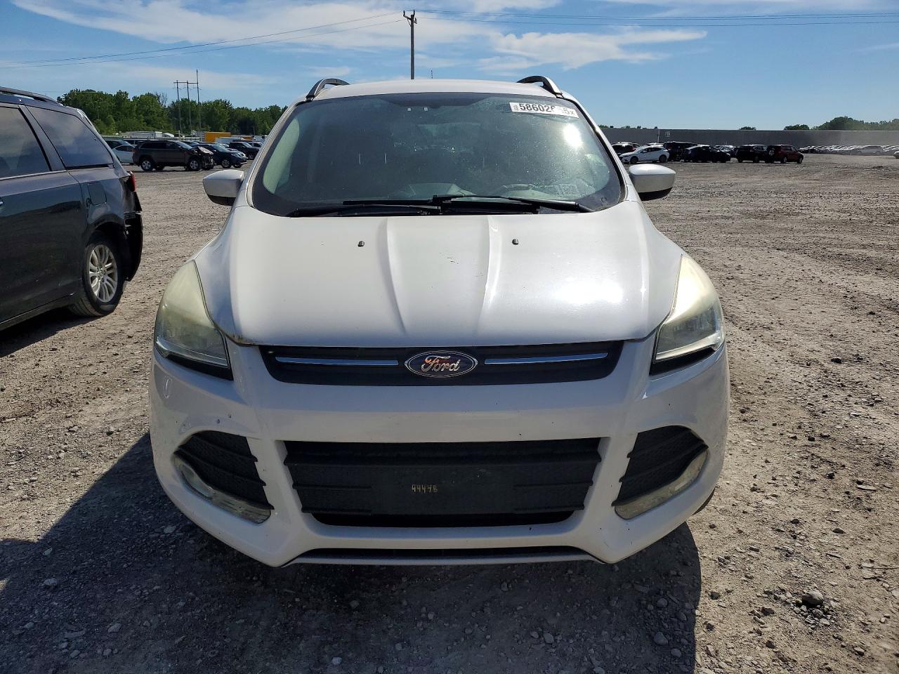 2014 Ford Escape Se White vin: 1FMCU9GX7EUE09035
