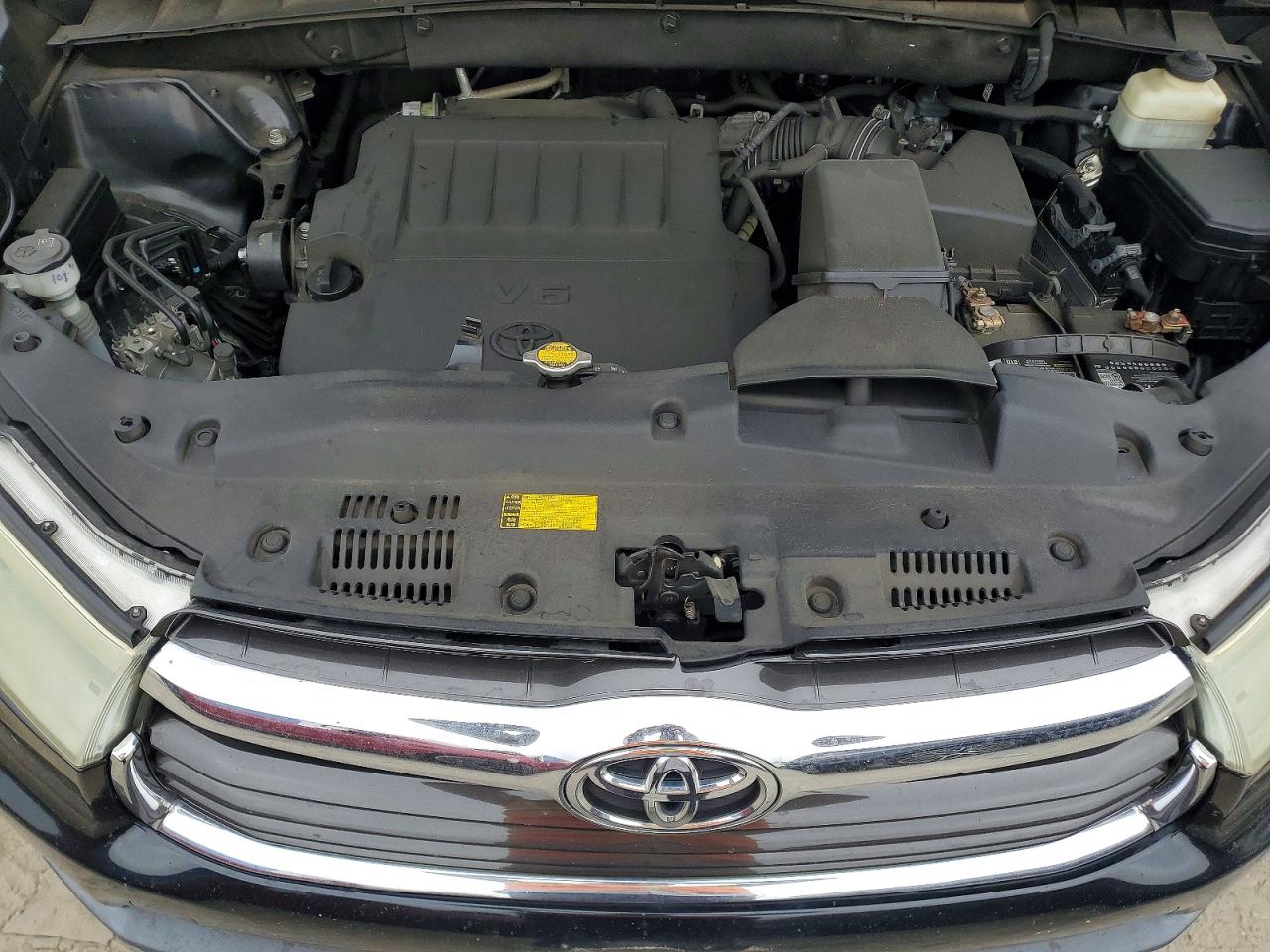 2015 Toyota Highlander Limited Black vin: 5TDDKRFH0FS145543
