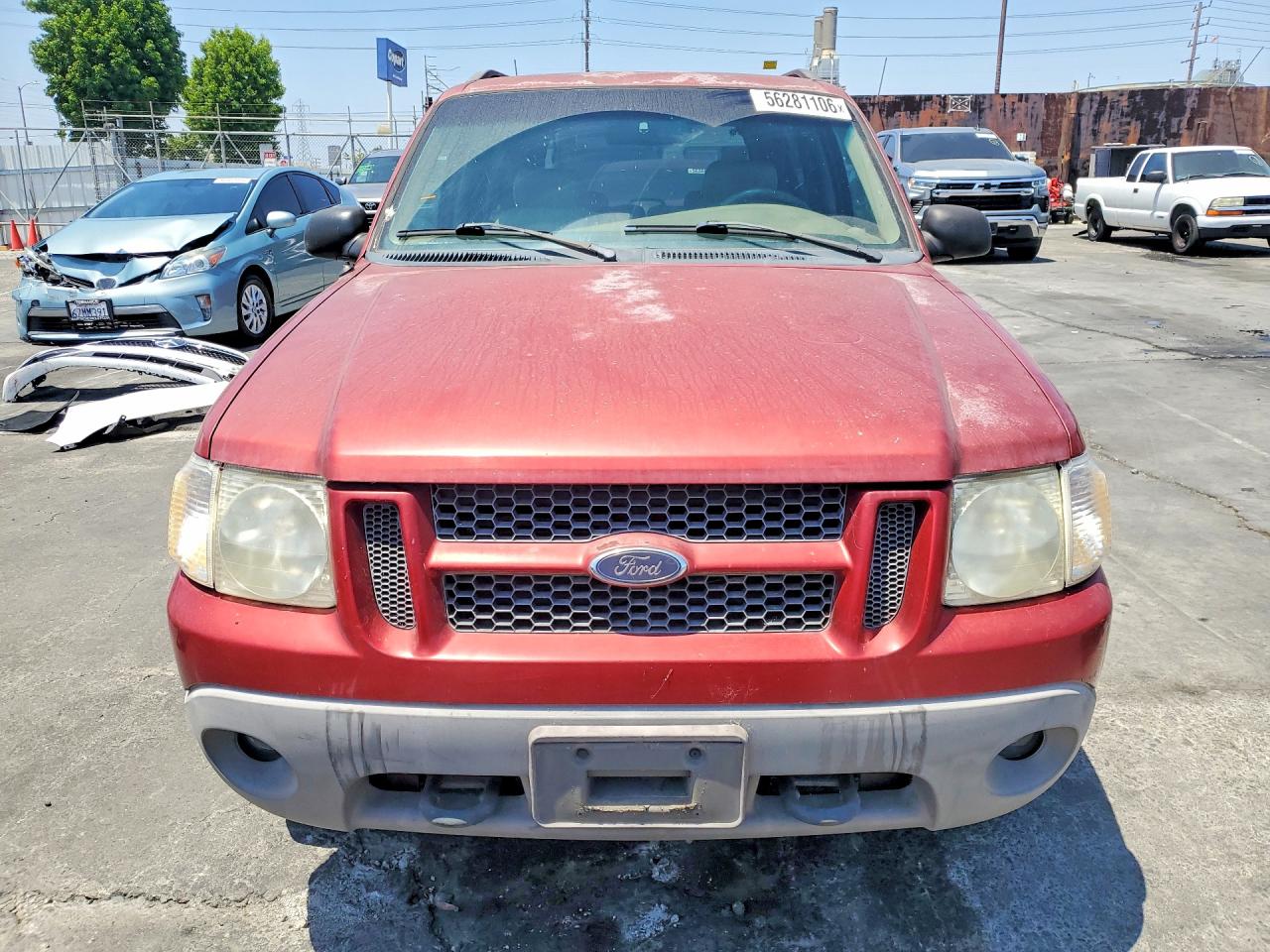 2001 Ford Explorer Sport Красный vin: 1FMYU60E51UA60755